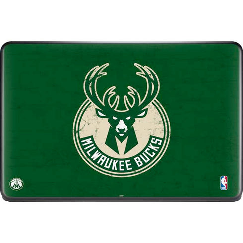 NBA Milwaukee Bucks Green Distressed Google Pixelbook Go Skin